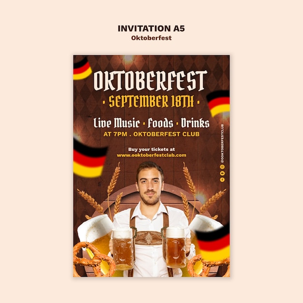 oktoberfest celebration template