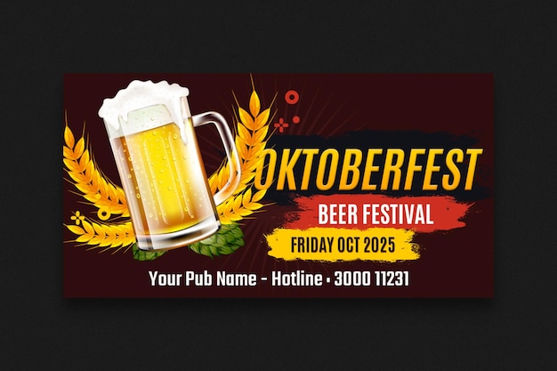 PSD oktoberfest fb newsfeed