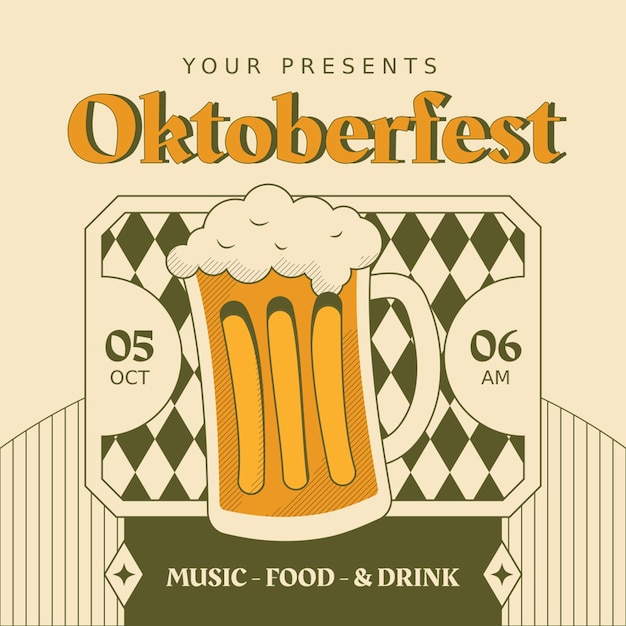 Oktoberfest Social Media Post