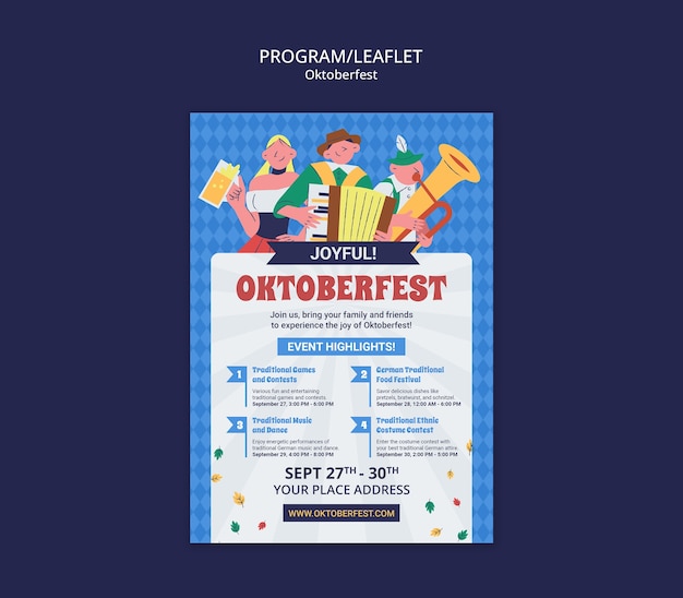 oktoberfest template design