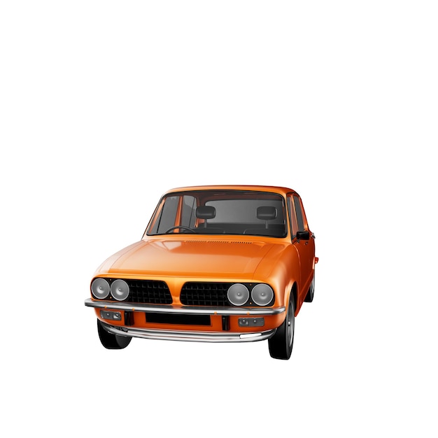 Old Car 3D Illustration
