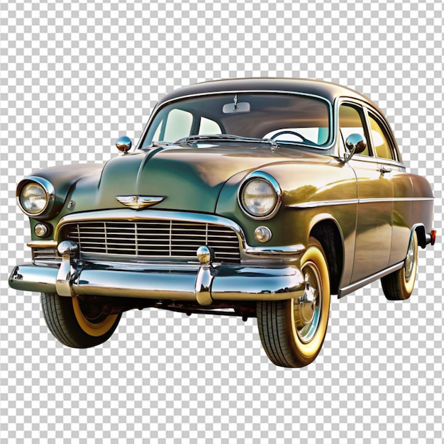 PSD old car on transparent background