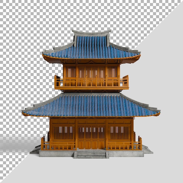 PSD 古い中国の建物