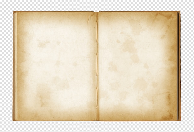 old grunge open notebook