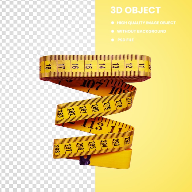 PSD old metal balance to weigh yellow measuring tape