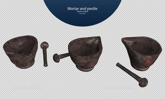 PSD old mortar and pestle