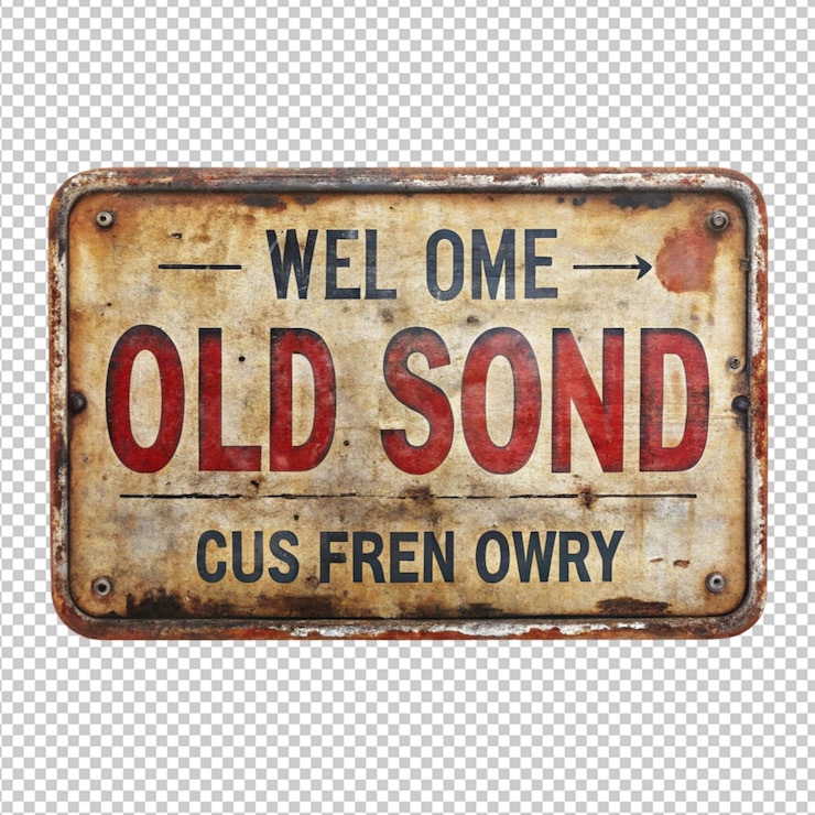 PSD old sign