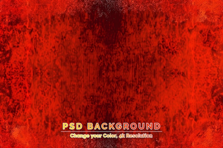 PSD old wall texture cement black red background abstract dark color design
