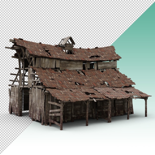 old wood roof