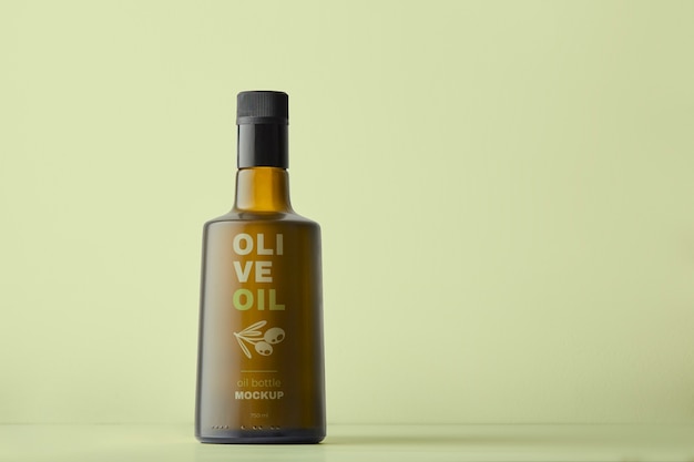 Olijfolie mockup ontwerp