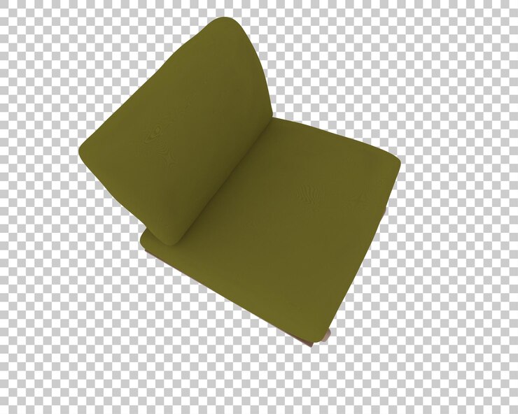 PSD olive green folding chair