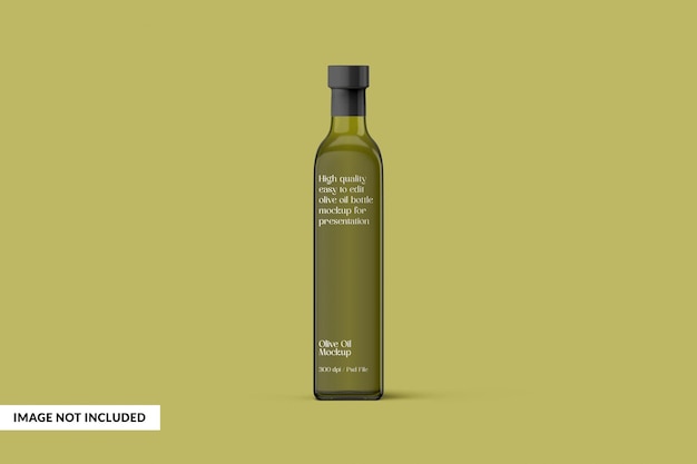 PSD olive oil bottle mockup