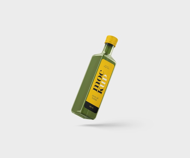 PSD bottiglia di olio d'oliva mockup