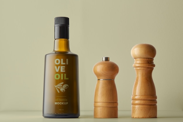 Mockup di olio d'oliva