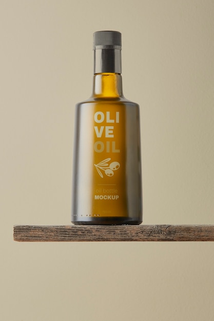 PSD olive oil mockup design