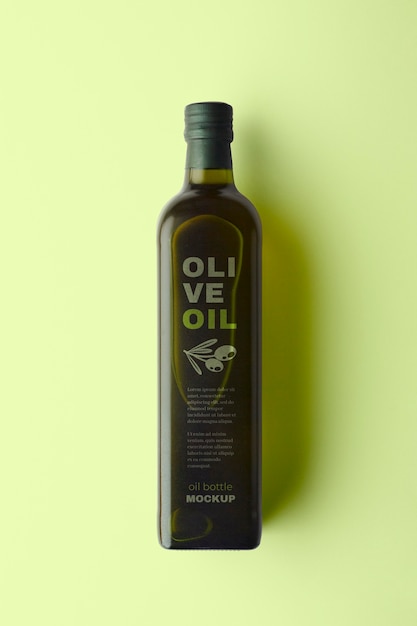 Mockup di olio d'oliva