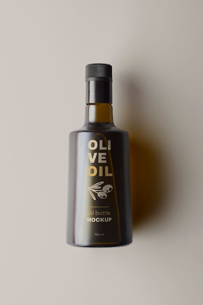 PSD mockup di olio d'oliva