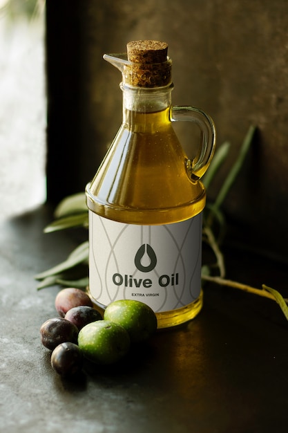 Olive oil mockup