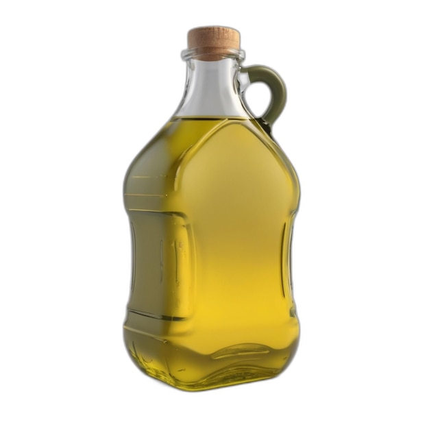 Olive oil psd on a white background