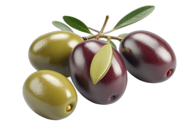 PSD olives psd on a white background