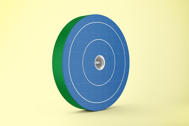 Olympic plate mockup