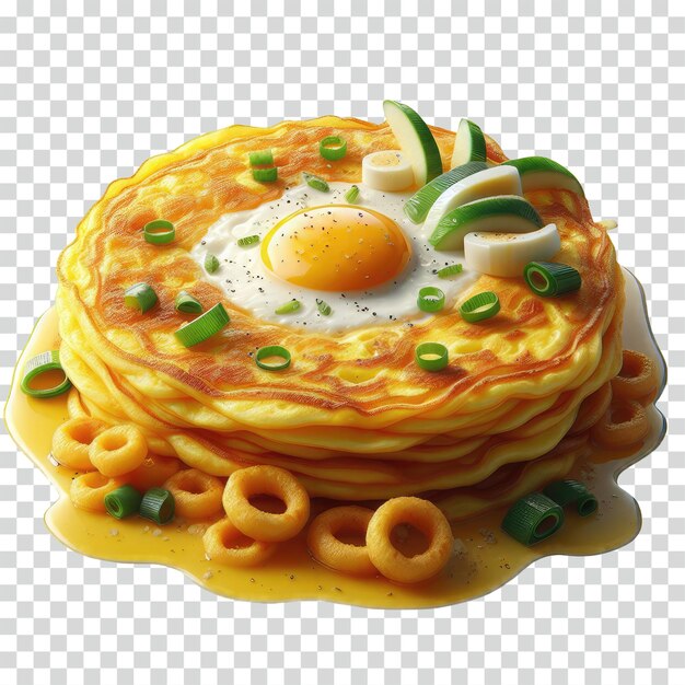 PSD omelette transparent background