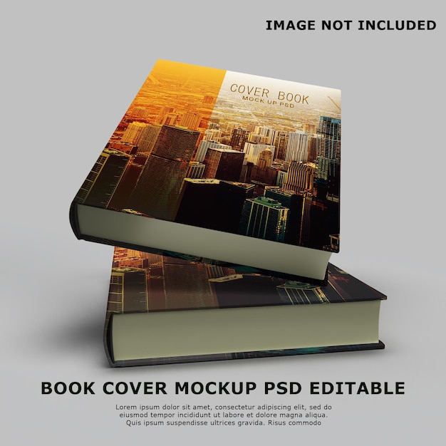 Omslag boek mockup psd