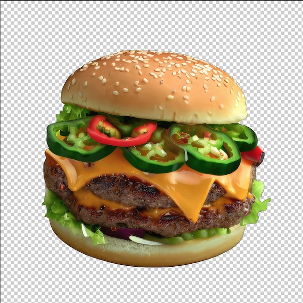 PSD onberispelijke cheeseburger vector