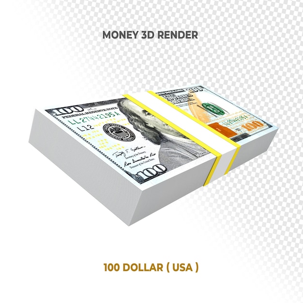 Банкноты в сто долларов