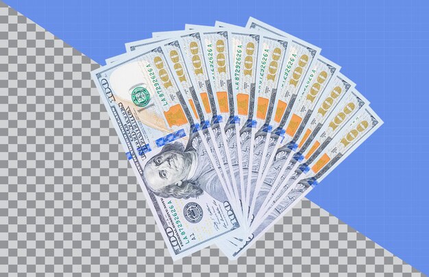 One hundred dollars banknotes