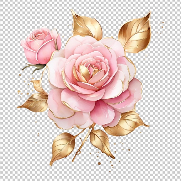PSD 1つのバラの花のデザイン