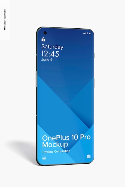 Oneplus 10 pro mockup, left view