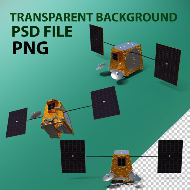 PSD oneweb satellite png