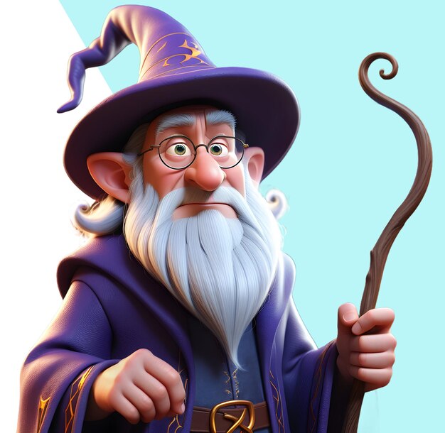 PSD ongelooflijke 3d wizard