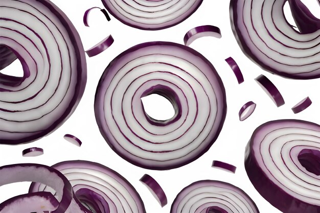 PSD onion slices