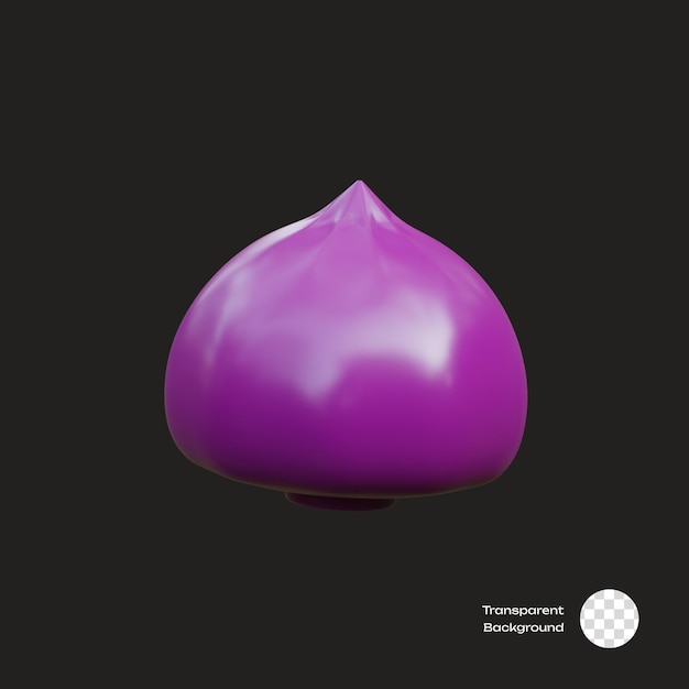 PSD onion vegetables 3d icon