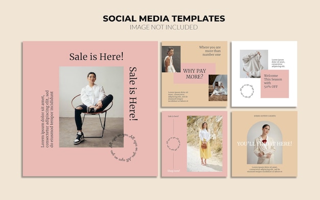 online business instagram post templates