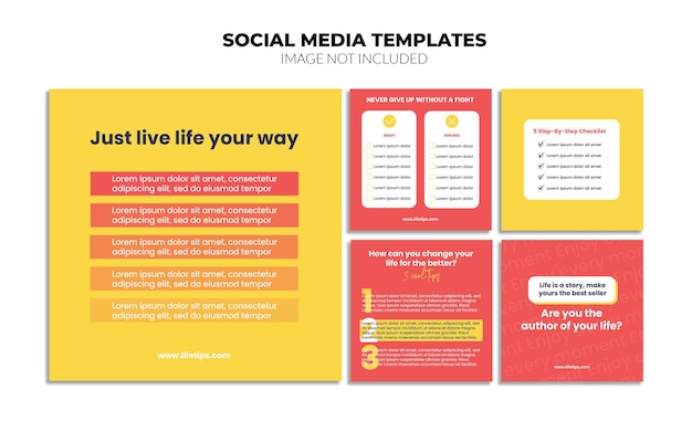 Online Business Social Media Post Templates