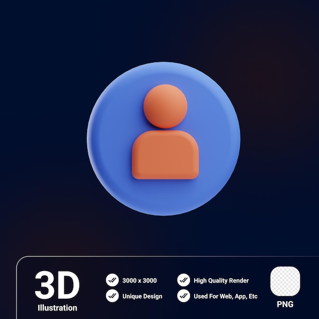 PSD オンライン教育学生ユーザー 3dイラストキット
