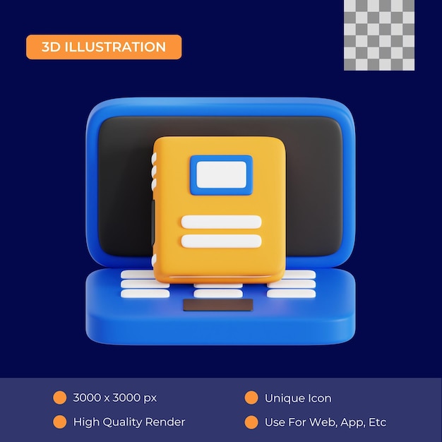 Online Library 3D Illustration
