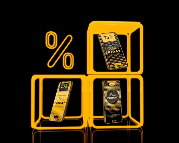Online promotion on black friday for electronics 