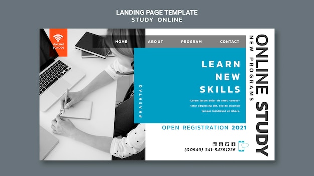 PSD online study landing page