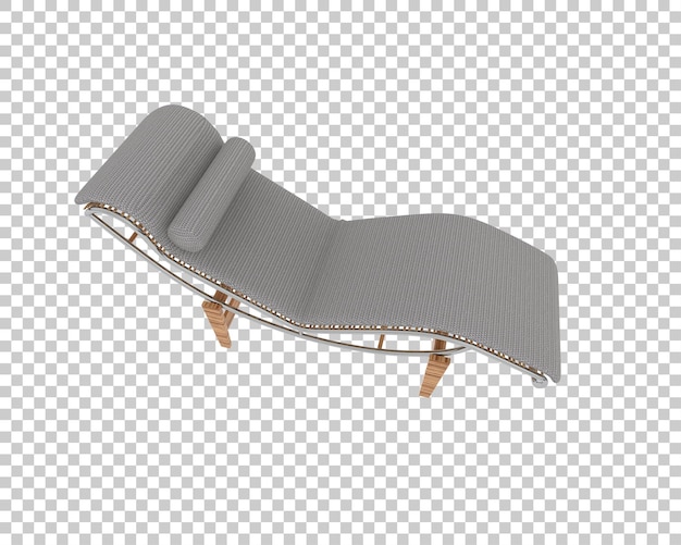 Ontspannende grijze chaise lounge