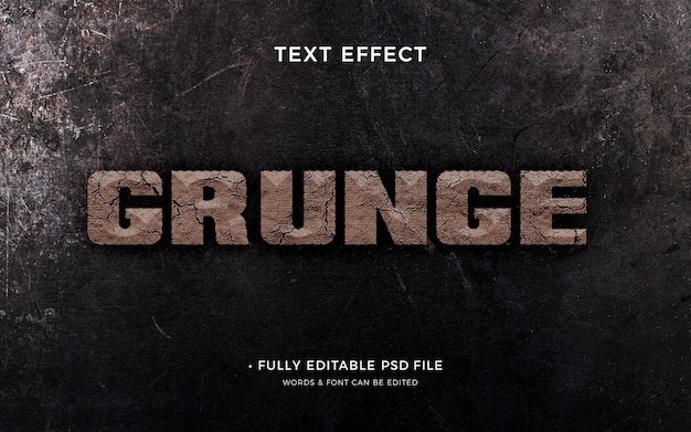 Ontwerp met grunge-teksteffect