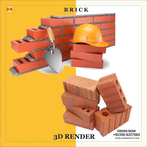 Ontwerp van de bakstenen