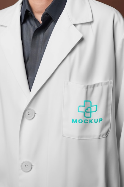 Ontwerp van een mock-up van een medisch uniform