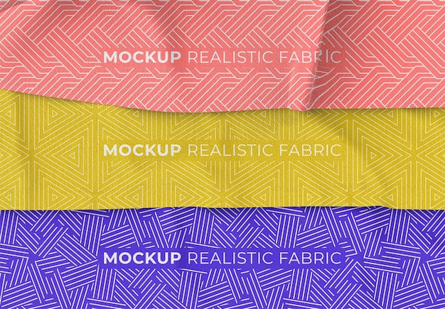 Ontwerp van een mock-up van een textielpatroon