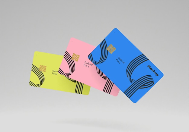 PSD ontwerp van een model van een creditcard