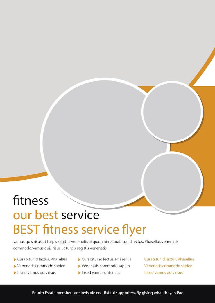 PSD ontwerp van flyer