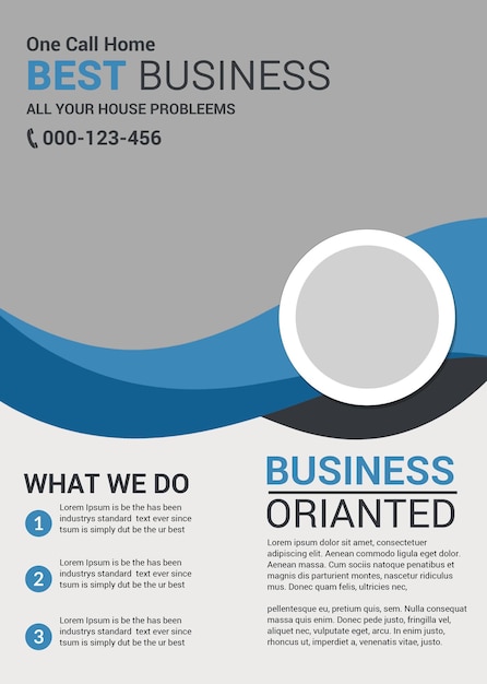 ontwerp van flyer